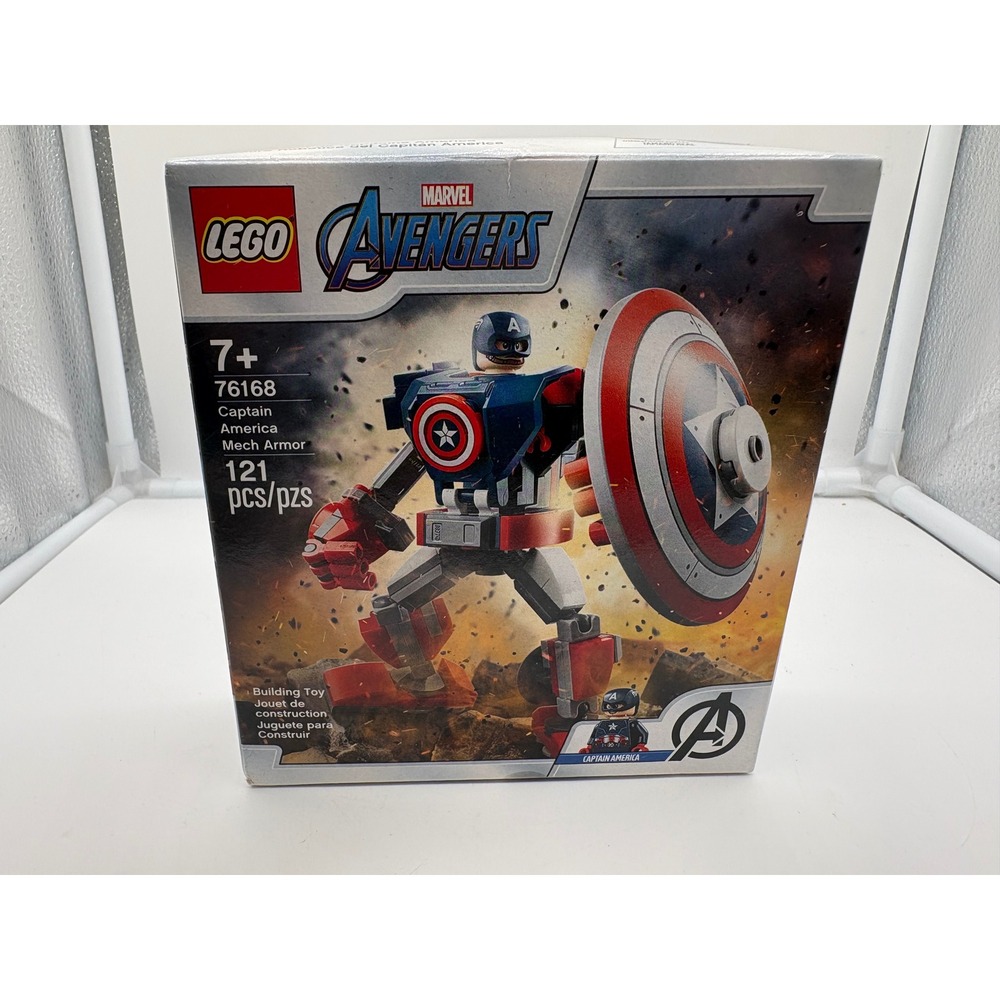 LEGO Marvel Avengers Captain America Mech Armor 76168 New Sealed 121 pcs Retired